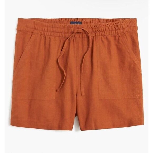 NWT J. CREW Factory Shorts  Womens Linen Blend Drawstring Size Small - Picture 10 of 10